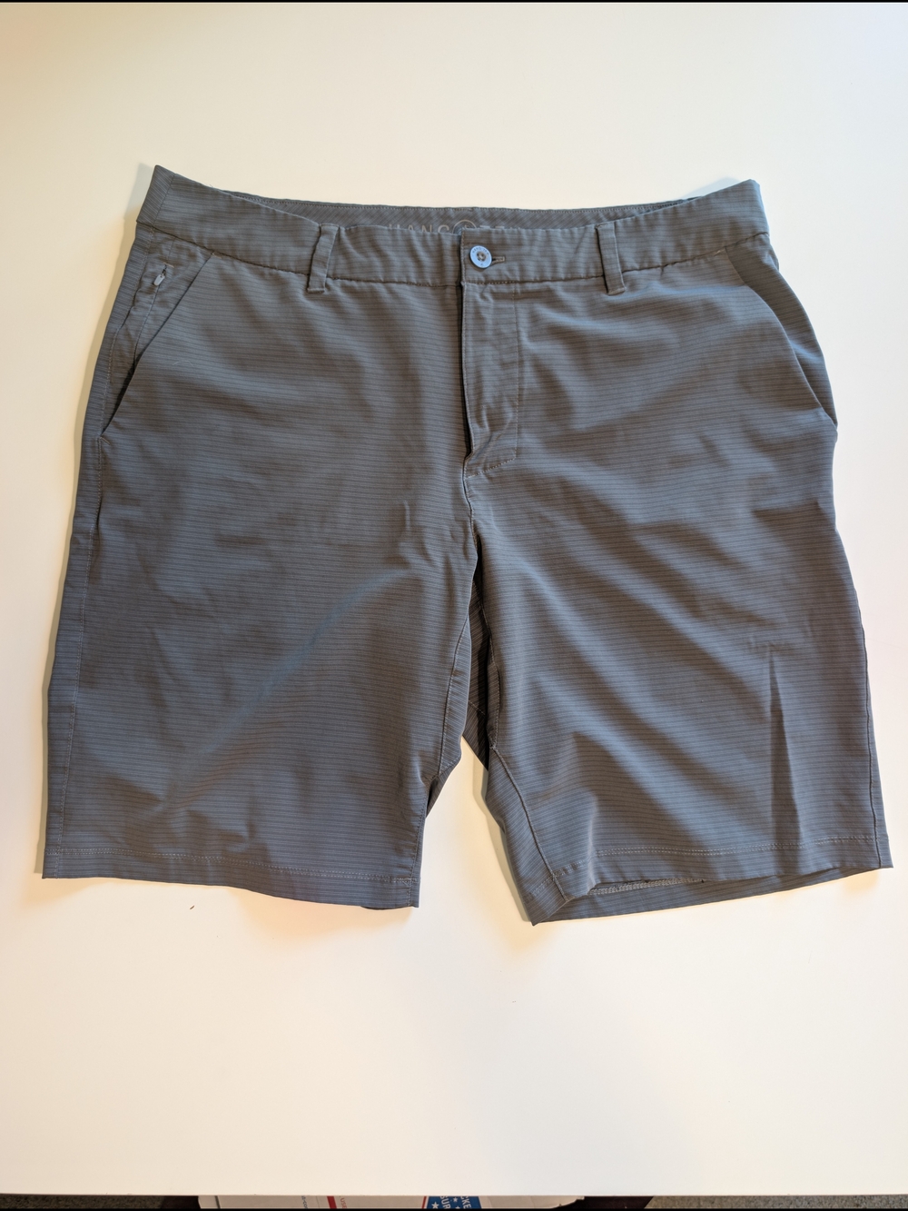 Hang Ten Hybrid Shorts Men 38 Gray Tech Stretch Boardshorts Walk Casual Gorpcore